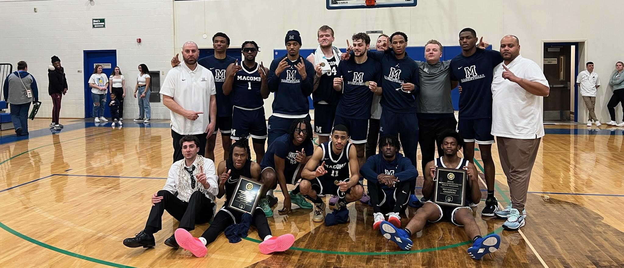 Macomb Captures Second MCCAA Men's Basketball Crown in Program History Over Bay College