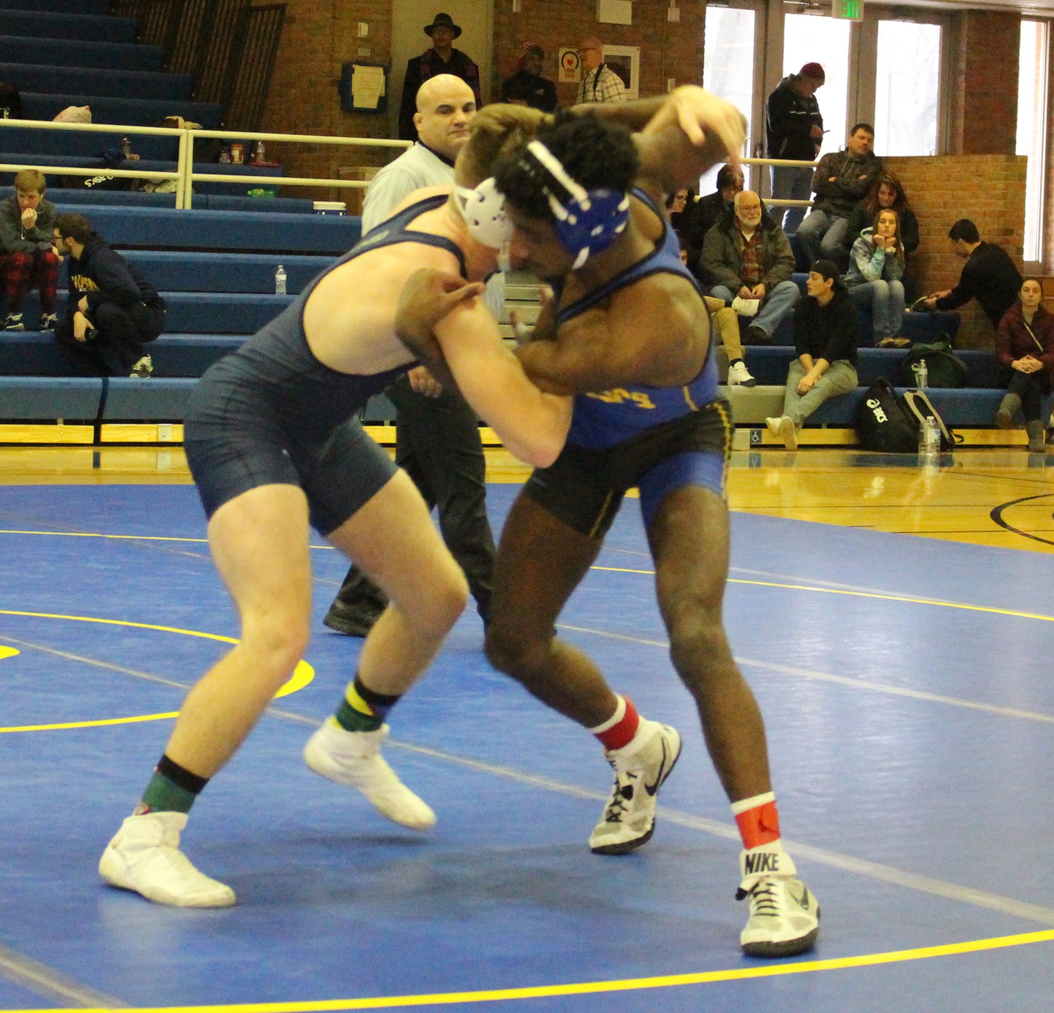Action from the MCCAA Wrestling Championship