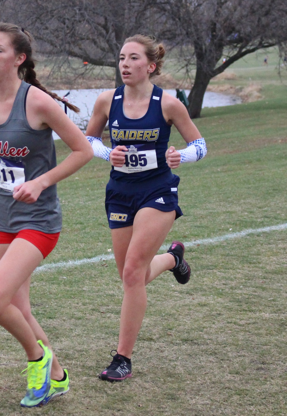 Grand Rapids' Audrey Meyering competes at the NJCAA Division II National Championship in Fort Dodge, IA.