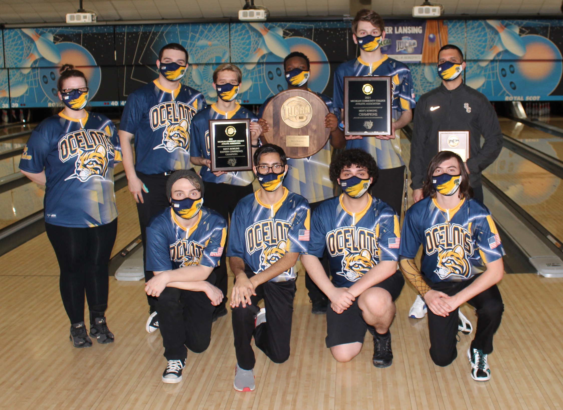 2021 MCCAA Men's Bowling Champions Schoolcraft College