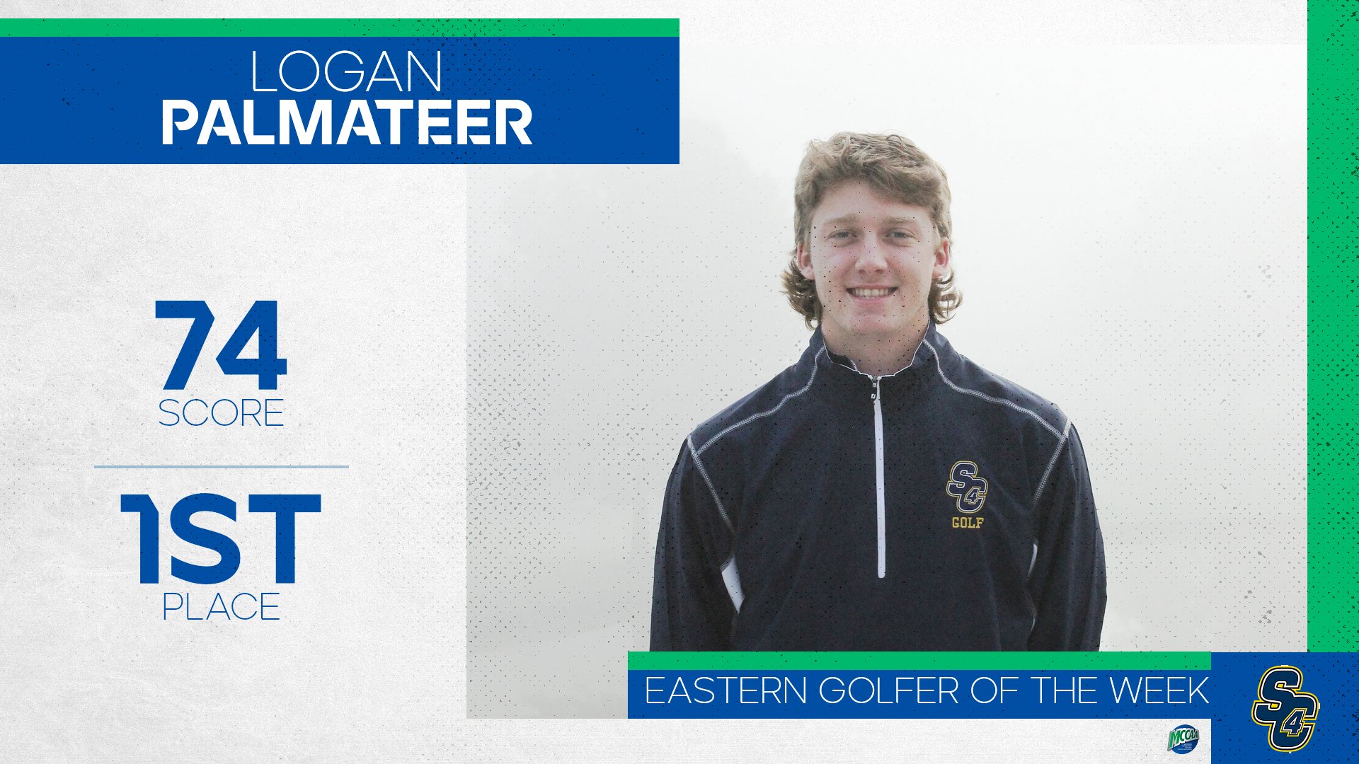 Logan Palmateer, MCCAA Eastern Conference Golfer of the Week, St. Clair County CC