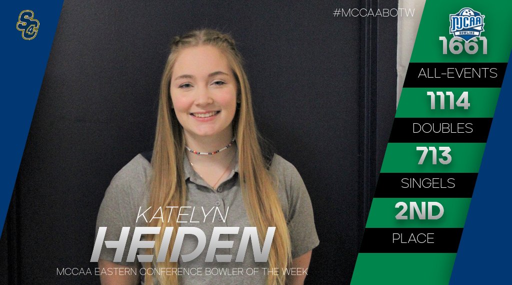 Katelyn Heiden, MCCAA Eastern Conference Bowler of the Week, St. Clair County CC