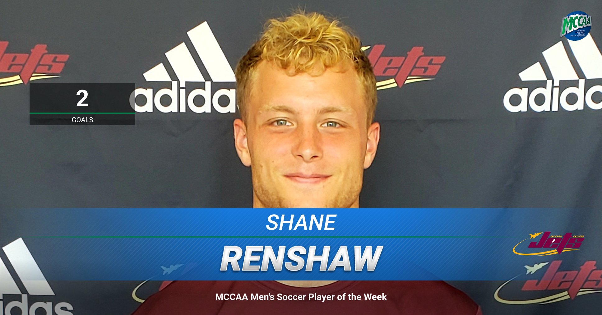 Shane Renshaw, MCCAA Player of the Week, Jackson College, Week 4