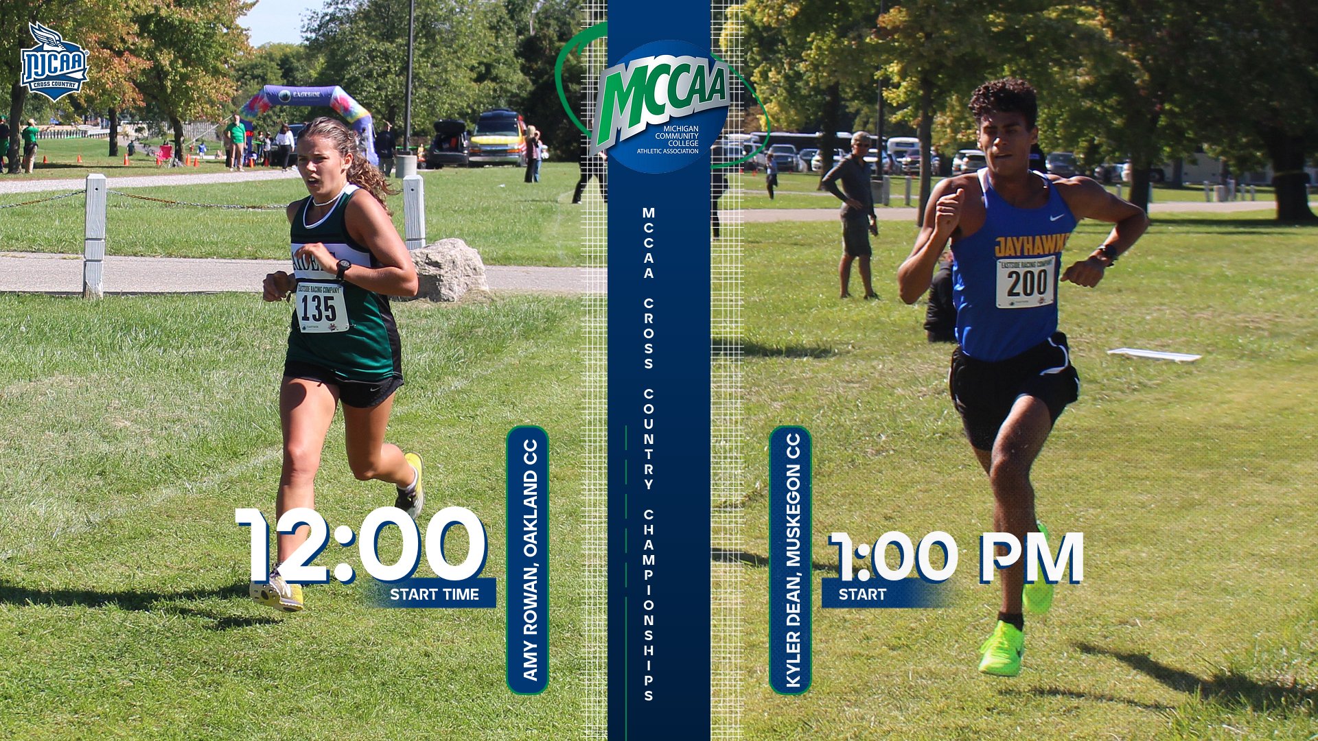 MCCAA Men's and Women's Cross Country Championship are Satufday.
