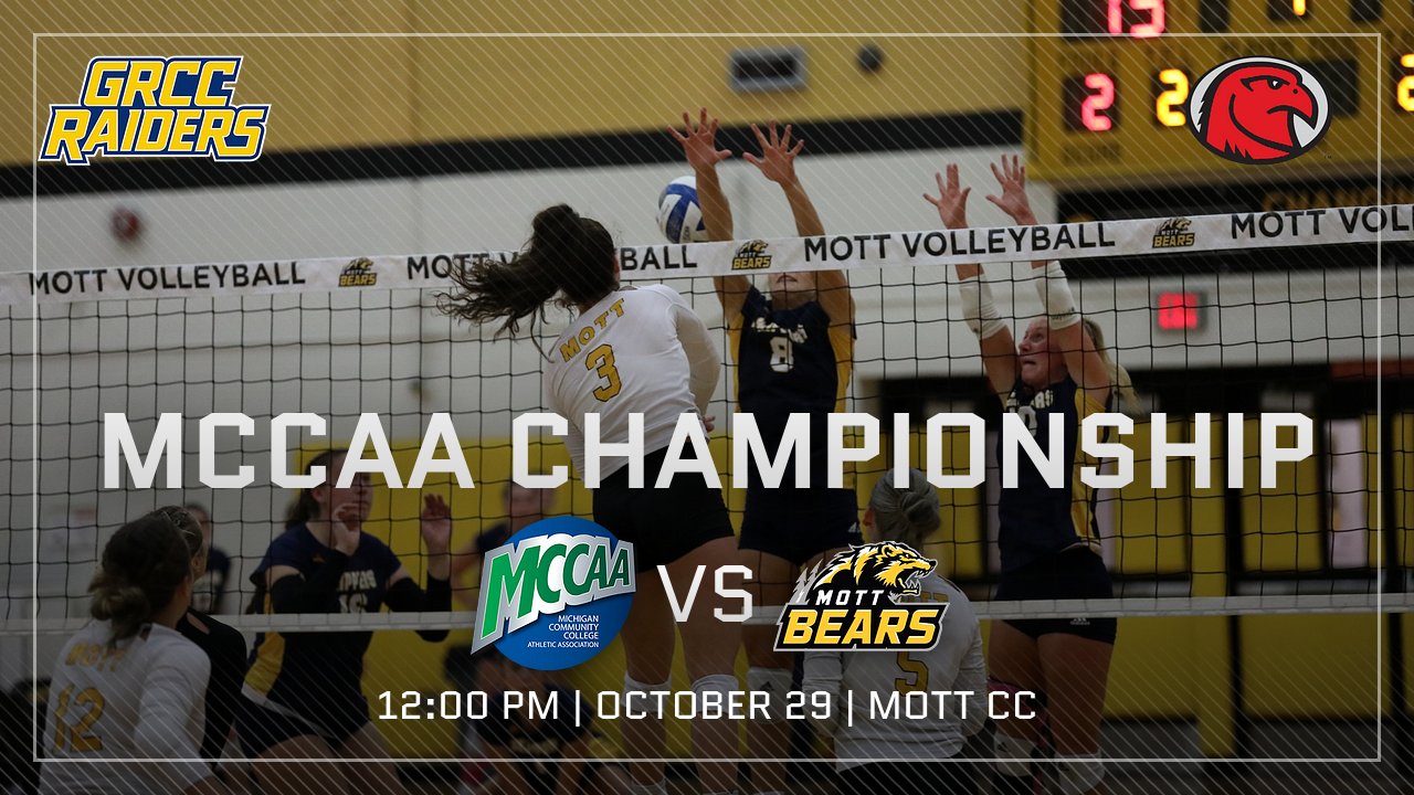 MCCAA volleyball championship, Mott CC, Saturday, October 29