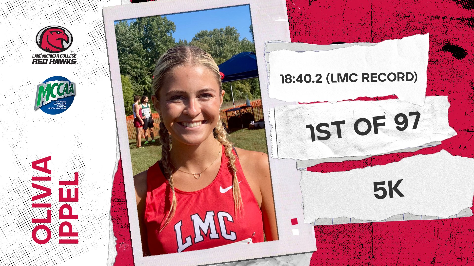 Lake Michigan's Olivia Ippel is the MCCAA Women's Cross Country Runner of the Week5